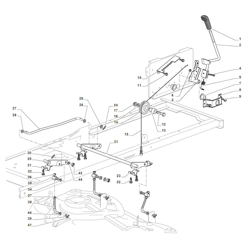 Mountfield 1534H-SD 2T1210483/M16 Deck Lift Spares