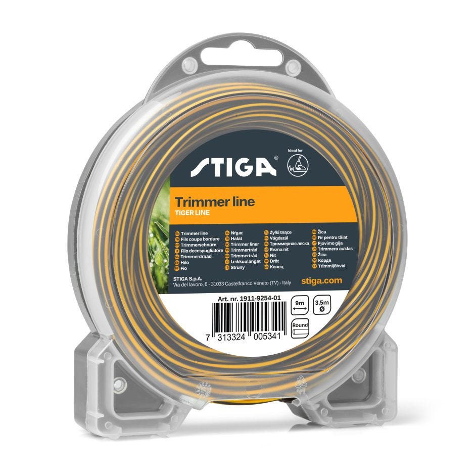 Stiga Professional Grade Trimmer Line  15M  2.4mm Dual Core Line