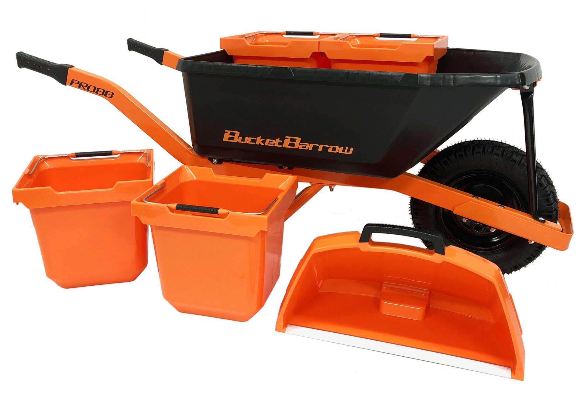 BucketBarrow Pro88 Professional Builders Wheelbarrow Kit   SALE