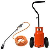 Sherpa Professional Gas Weed Burner and Trolley Kit