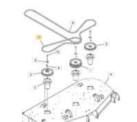 1134-9236-01 DECK DRIVE BELT ZT 7132T
