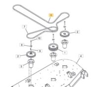 1134-9237-01 DECK DRIVE BELT ZT 7132T