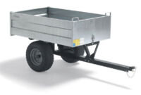 Stiga Galvanised Metal Cart Trailer for Ride-On