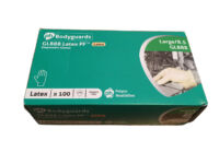 phBodyguards Non-Powdered Latex Gloves - Large - 100 pack