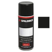Lawnmower Paint Satin Black 400ml Aerosol - Hard Enamel