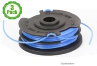 Pack of 3 Grass Trimmer Spools for Greenworks Corded Trimmers