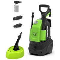 Greenworks G20HG G20 Pressure Washer with Foam Sprayer 1400w
