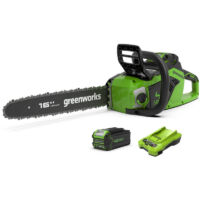 Greenworks Cordless Chainsaw KIT 40V / 40cm (4Ah Battery & 2A Charger) Greenworks Cordless Chainsaw KIT 40V / 40cm (4Ah Battery & 2A Charger)