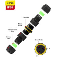 IP68 Waterproof Junction Box Outdoor Cable Connector - 5mm - 8mm