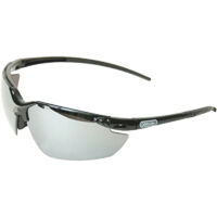 Oregon Polycarbonate Safety Glasses - Black / Silver Mirror Oregon Polycarbonate Safety Glasses - Black / Silver Mirror