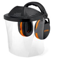 Stihl Face Protection with Padded Ear Defenders.