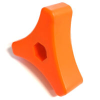 Universal Lawnmower Handwheel Handle Knob - Orange  (1 side)