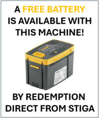 Stiga Free Battery Offer by Redemption
