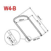 Lawn-King / Mountfield Lawnmower Lower Handle 81006512/0
