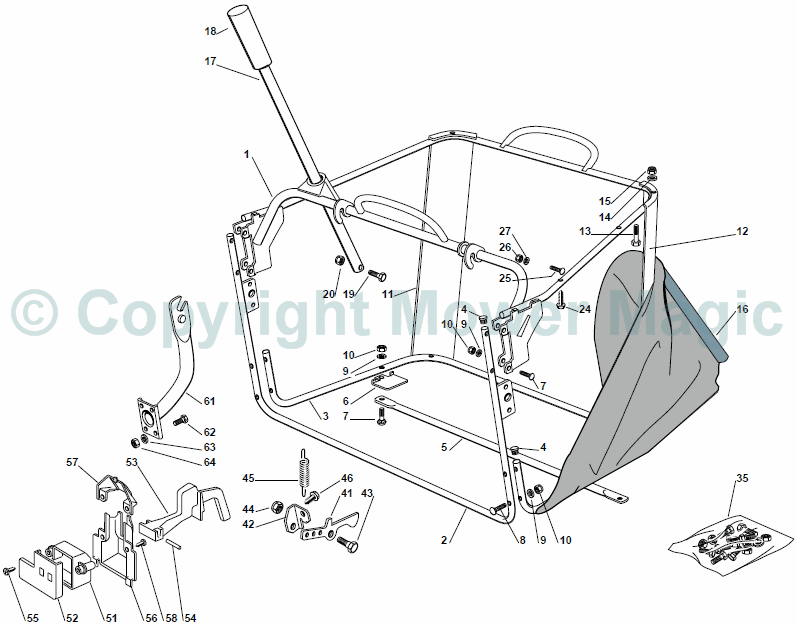 Grass-Catcher - Mountfield 2248 Hydro (2009 - 2010) 2T6672483/UM9