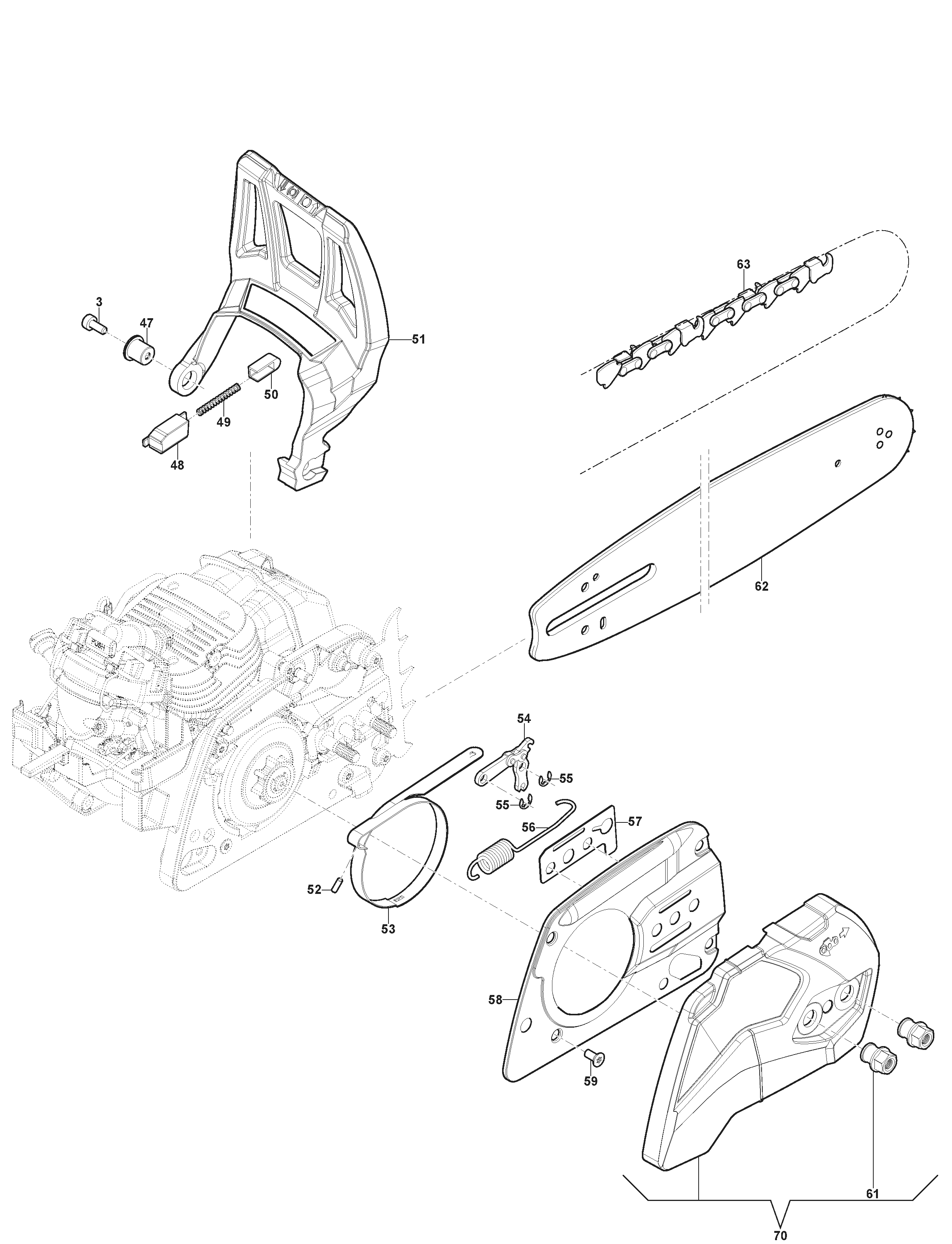 SP386 14in 240381402/S17 Housing Spares (3)