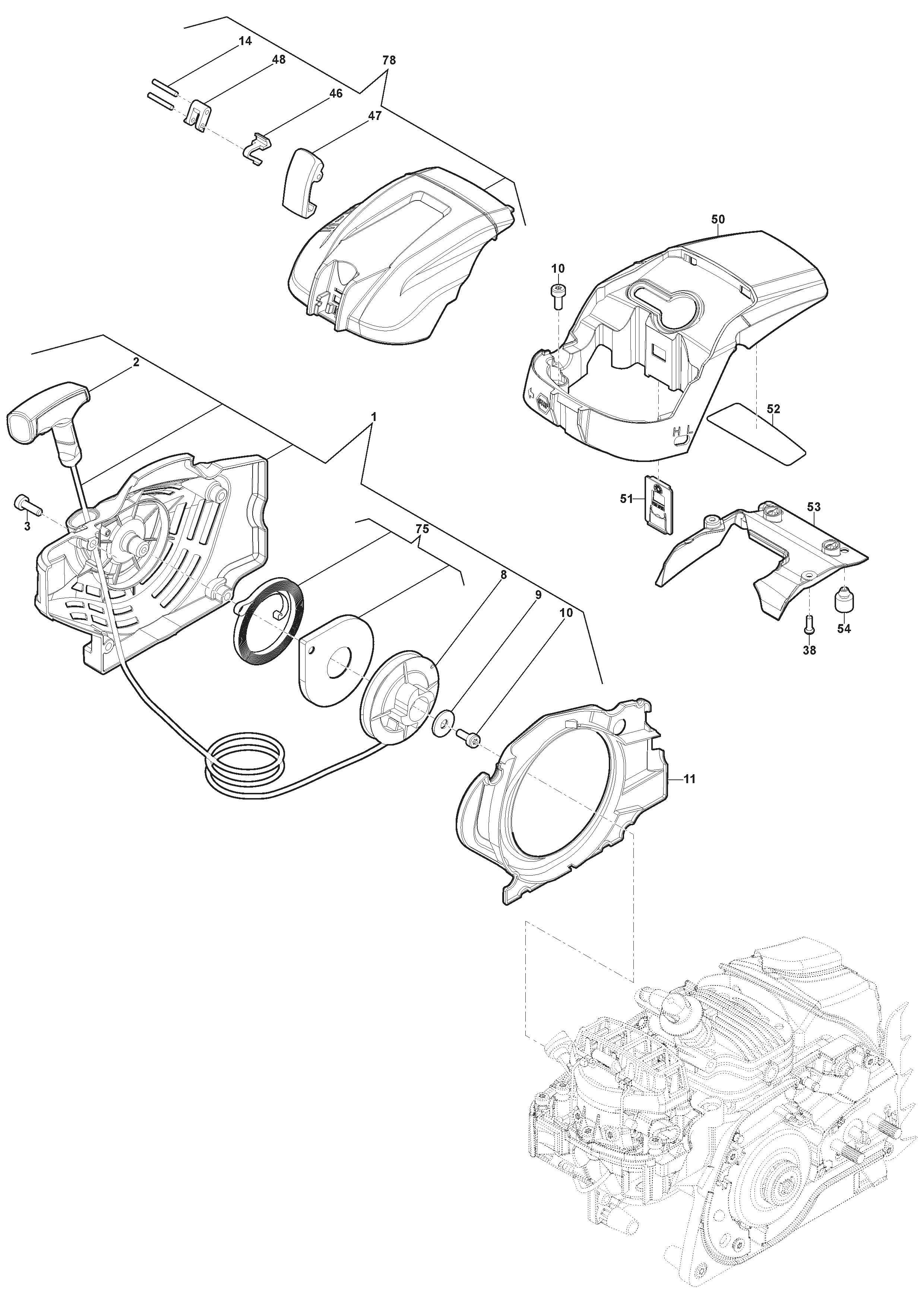 SP466 240461802/S17 Housing Spares