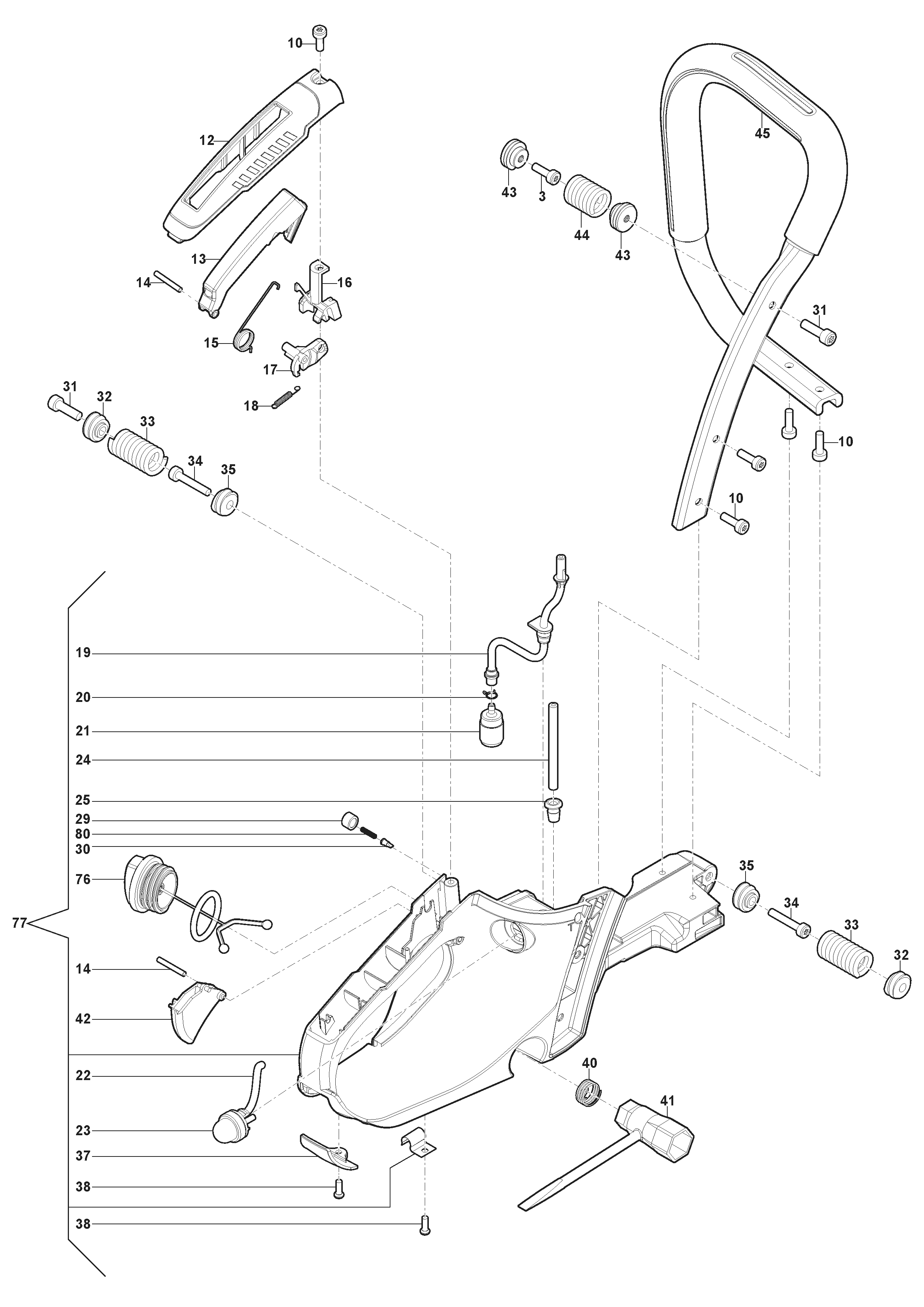 SP466 240461802/S17 Housing Spares (2)