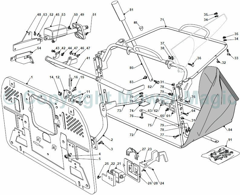 Grass-Catcher - Mountfield 2448 Hydro (2009 - 2010) 2T252583/M10