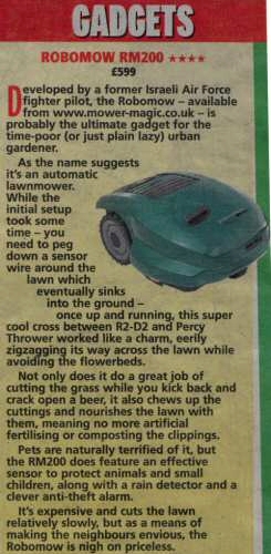 Robomow In the Mirror Robomow In the Mirror