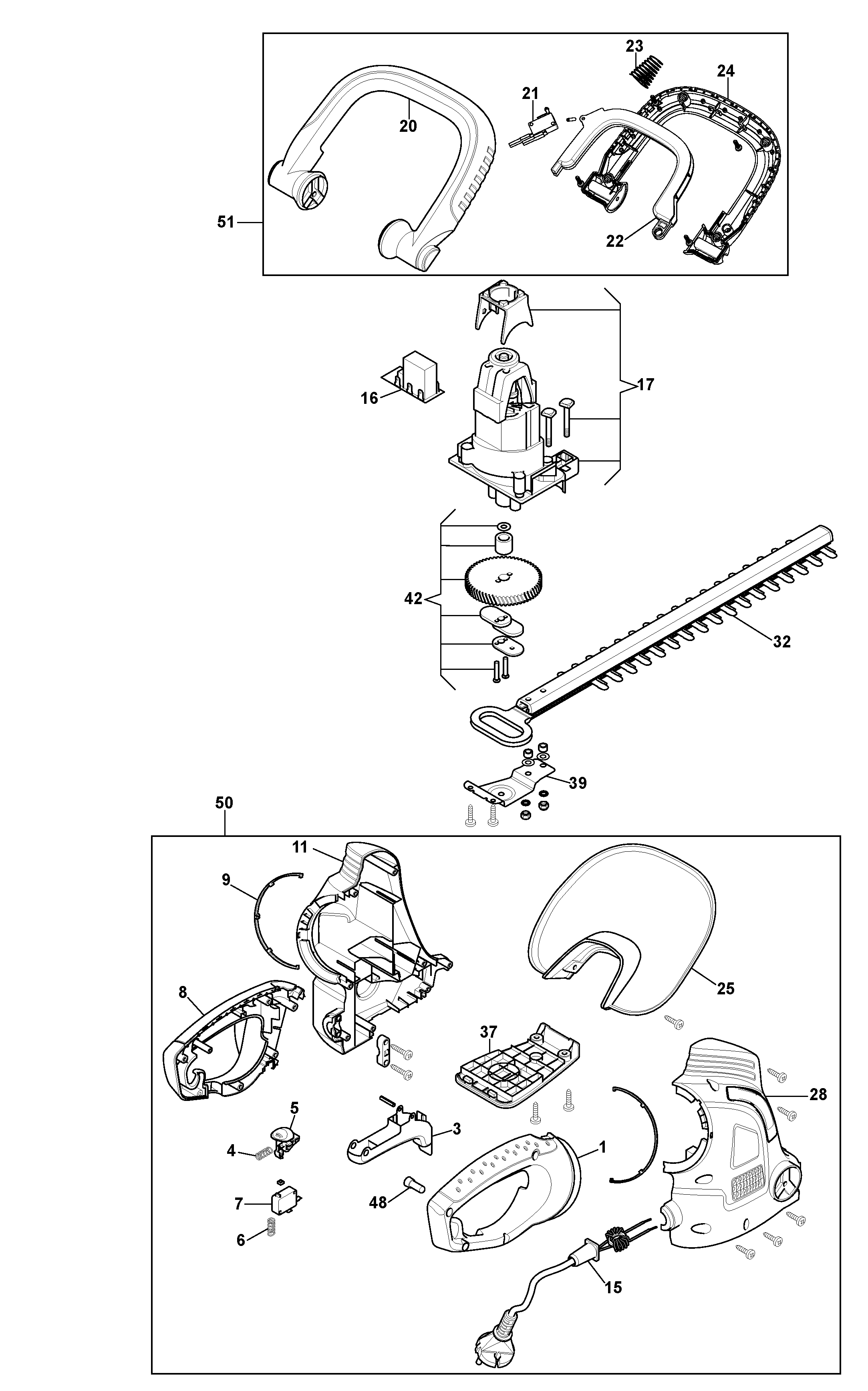 SHT 500 256050002/14 Spares