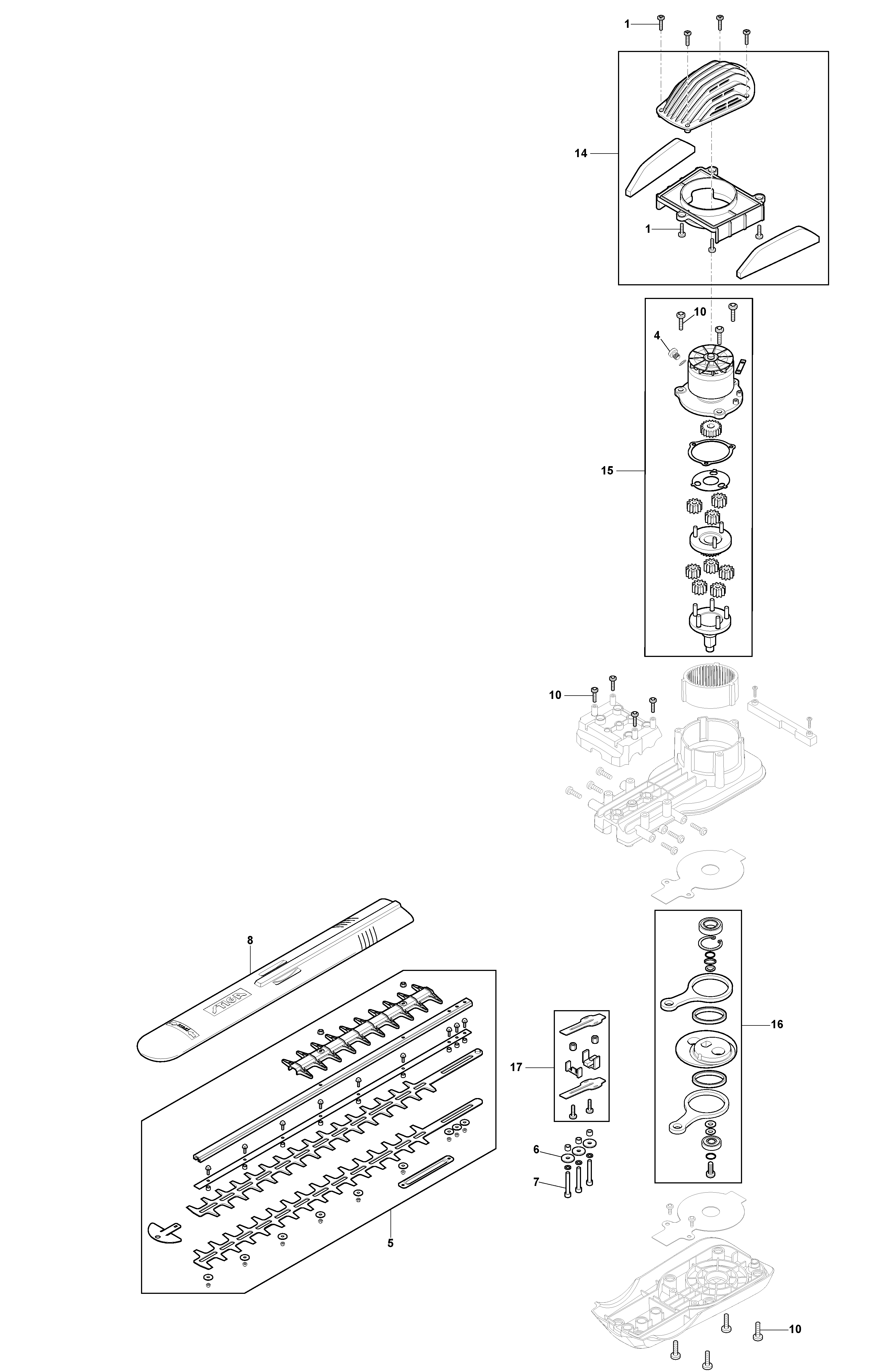 SHT 900 AE 279300008/ST1 Cutter