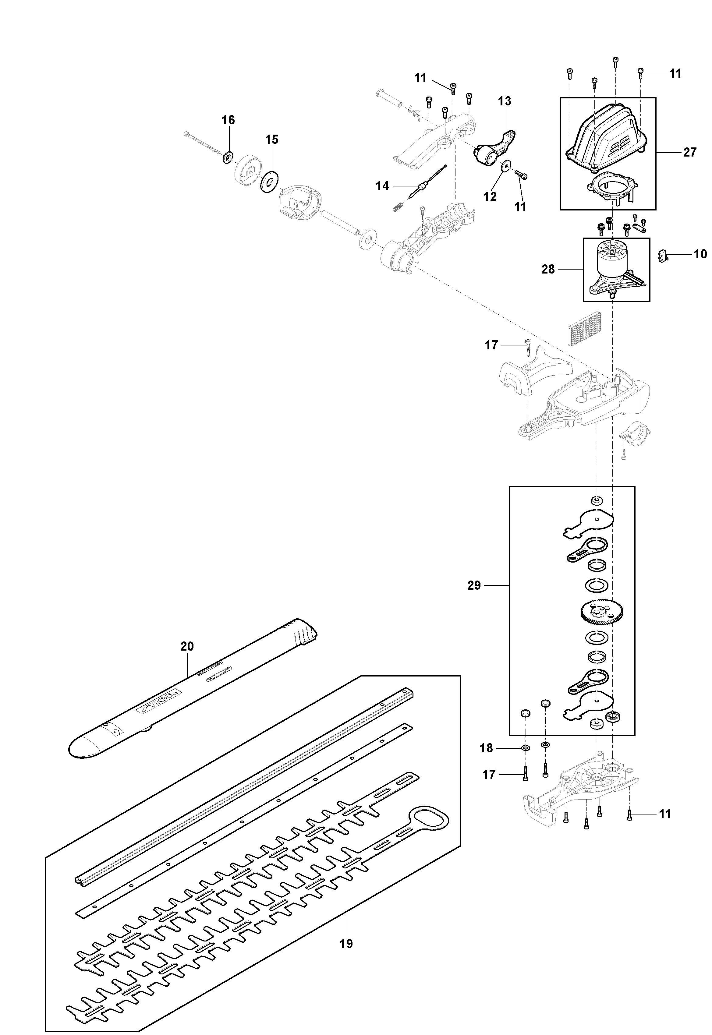 SPH 900 AE 279710038/ST1 Cutter