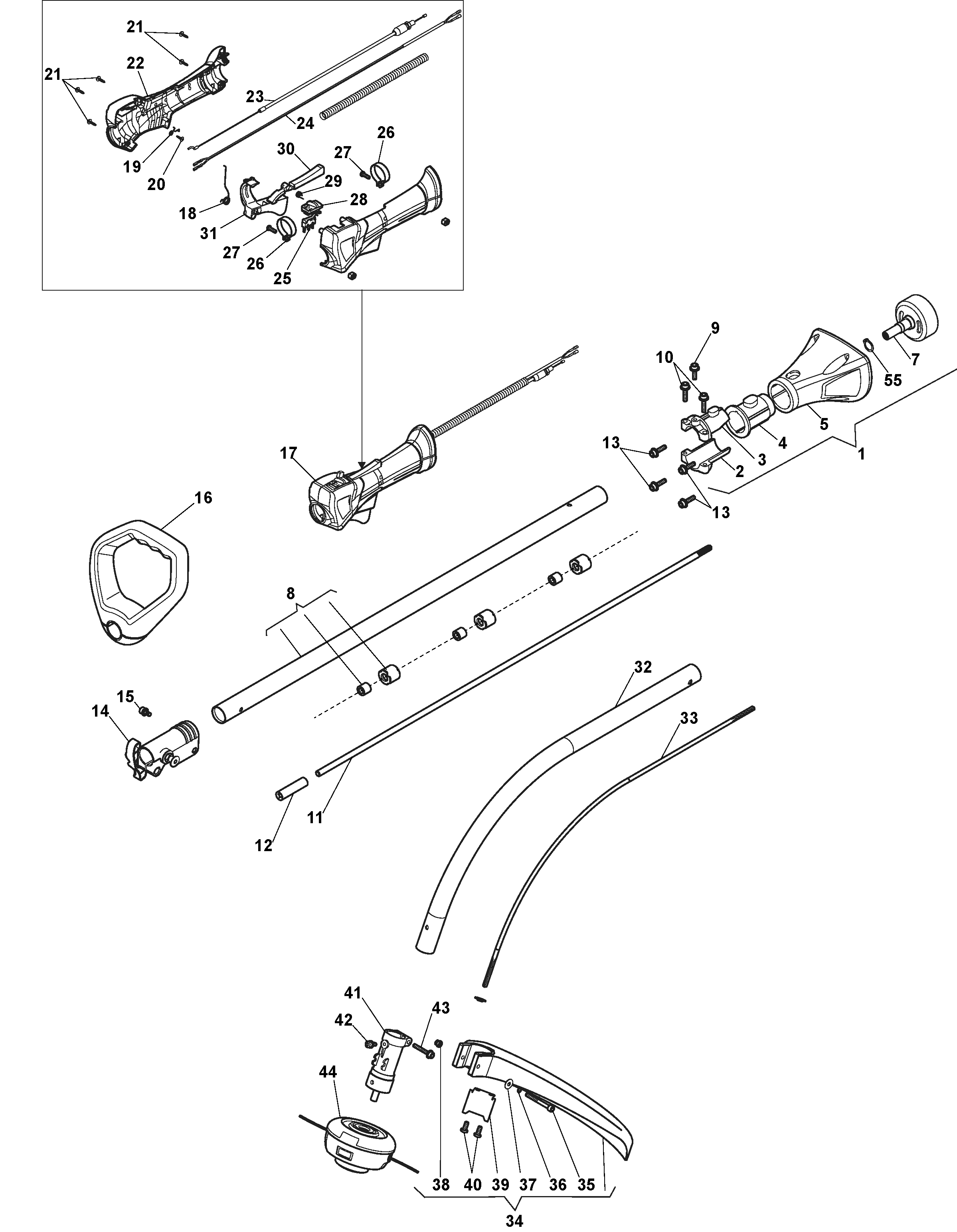 SGT 226 J (287110102/15) Trimmer Spares