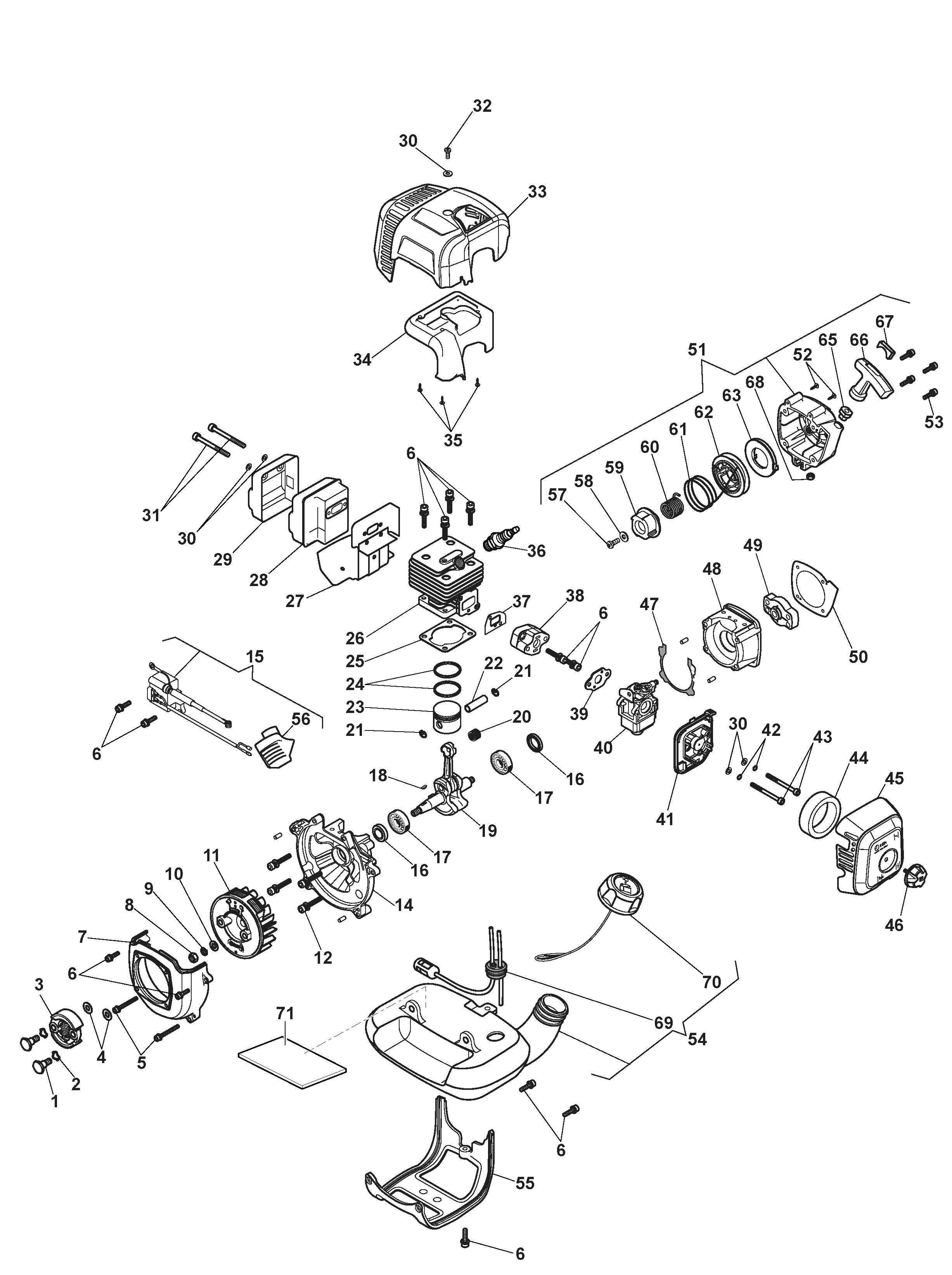 SBC 226 J D (287121102/ST1) Engine Spares