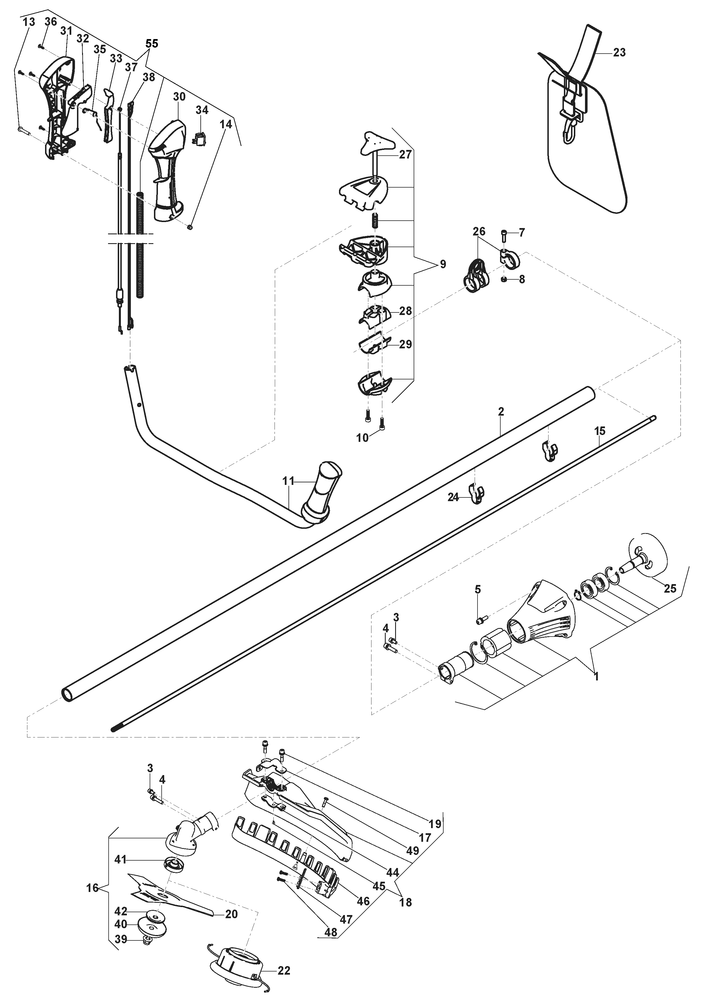 SBC 232 D 287221002/16 (2016-Onwards) Trimmer Spares