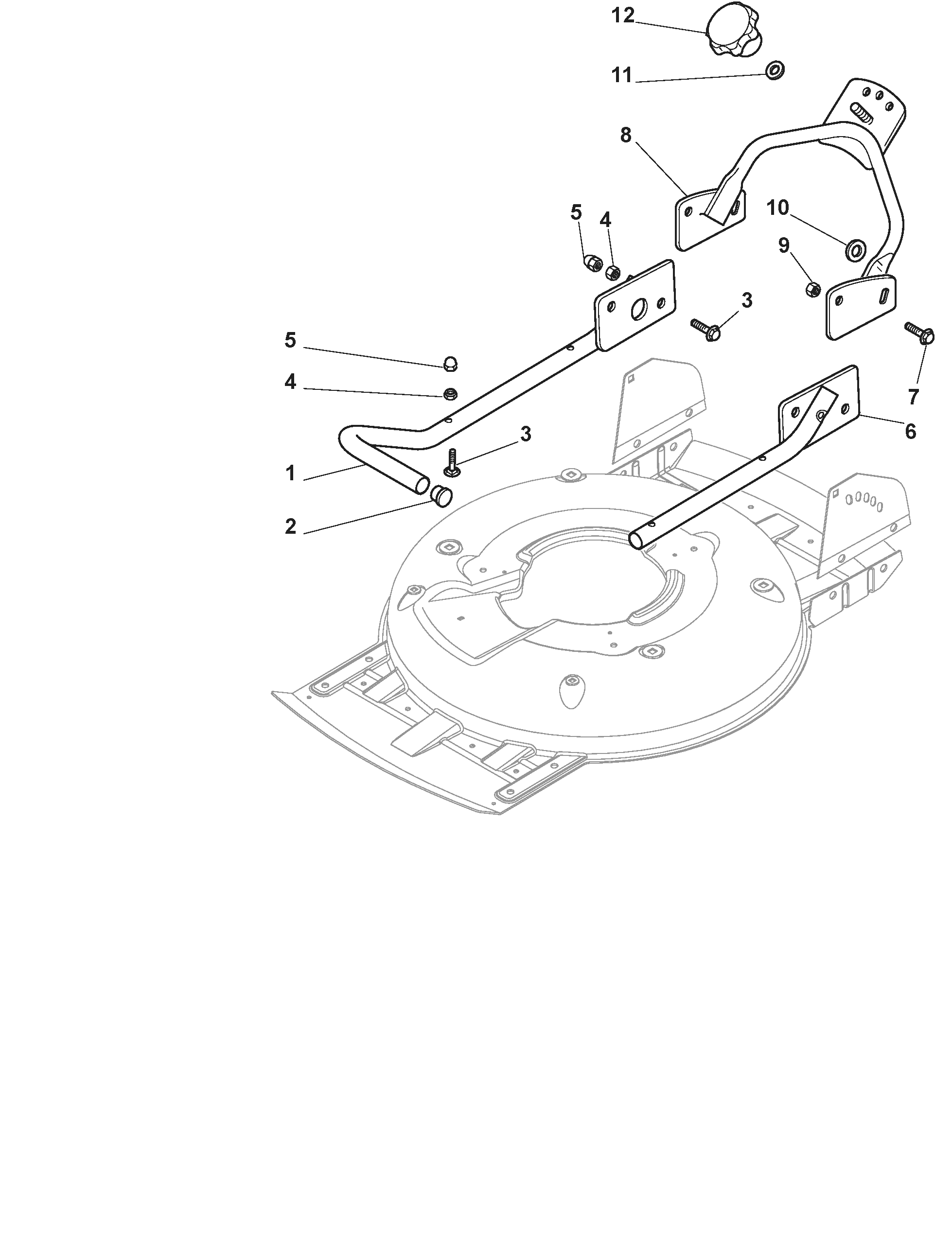 291502048/ST1 Handle, Lower Part