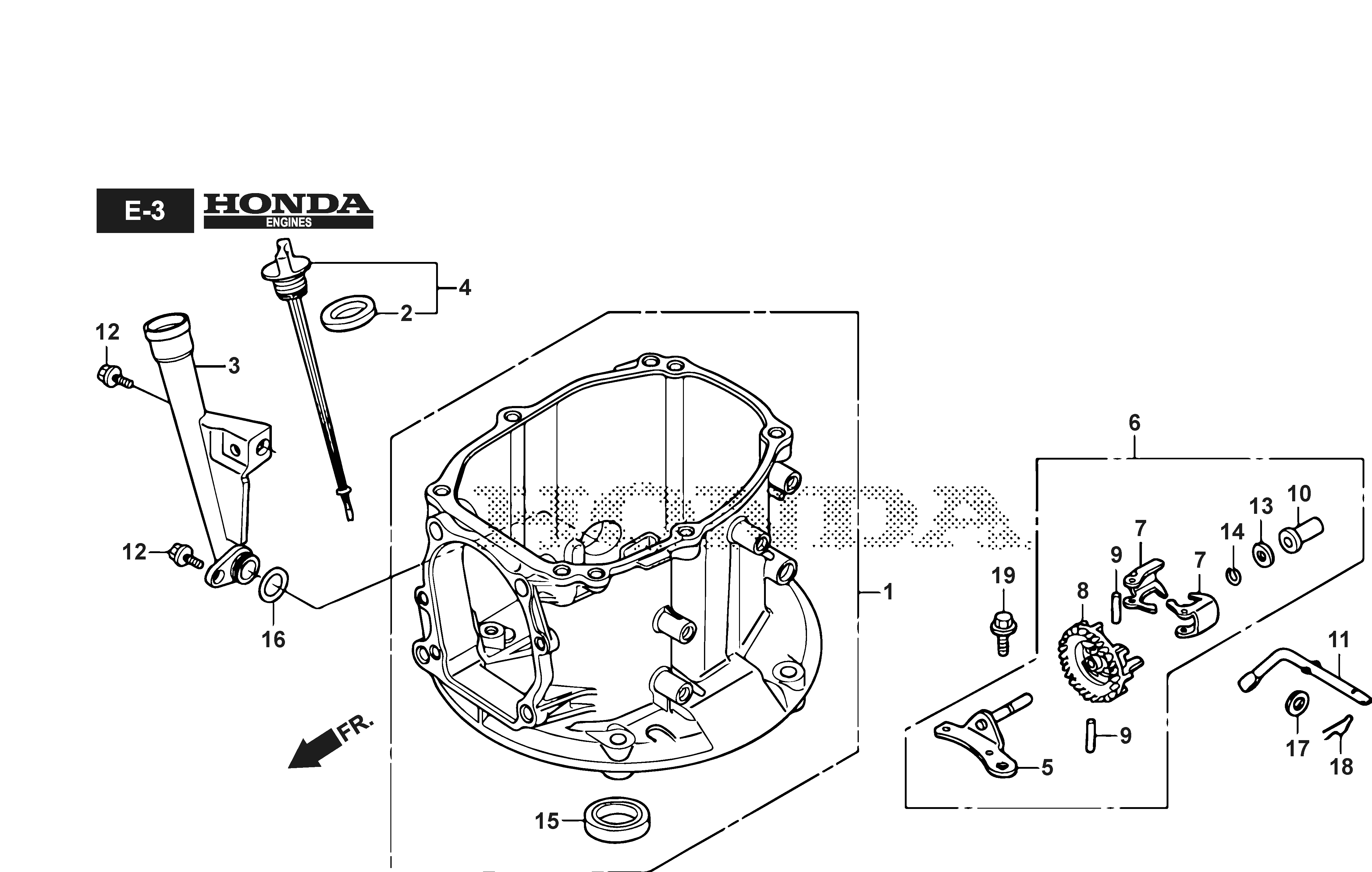 291502138/ST1 Crankcase