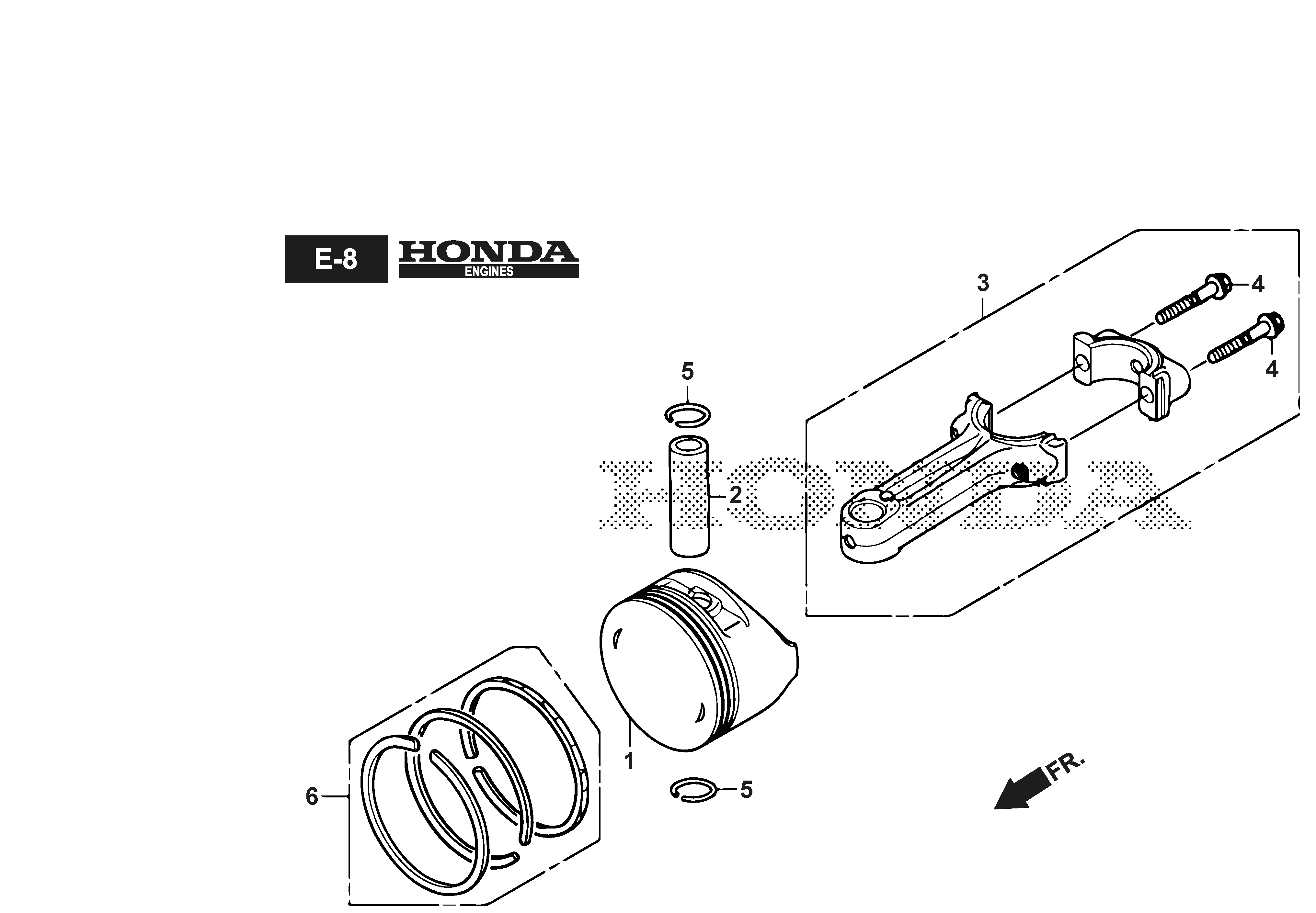 294503538/ST1 Piston/Connecting Rod