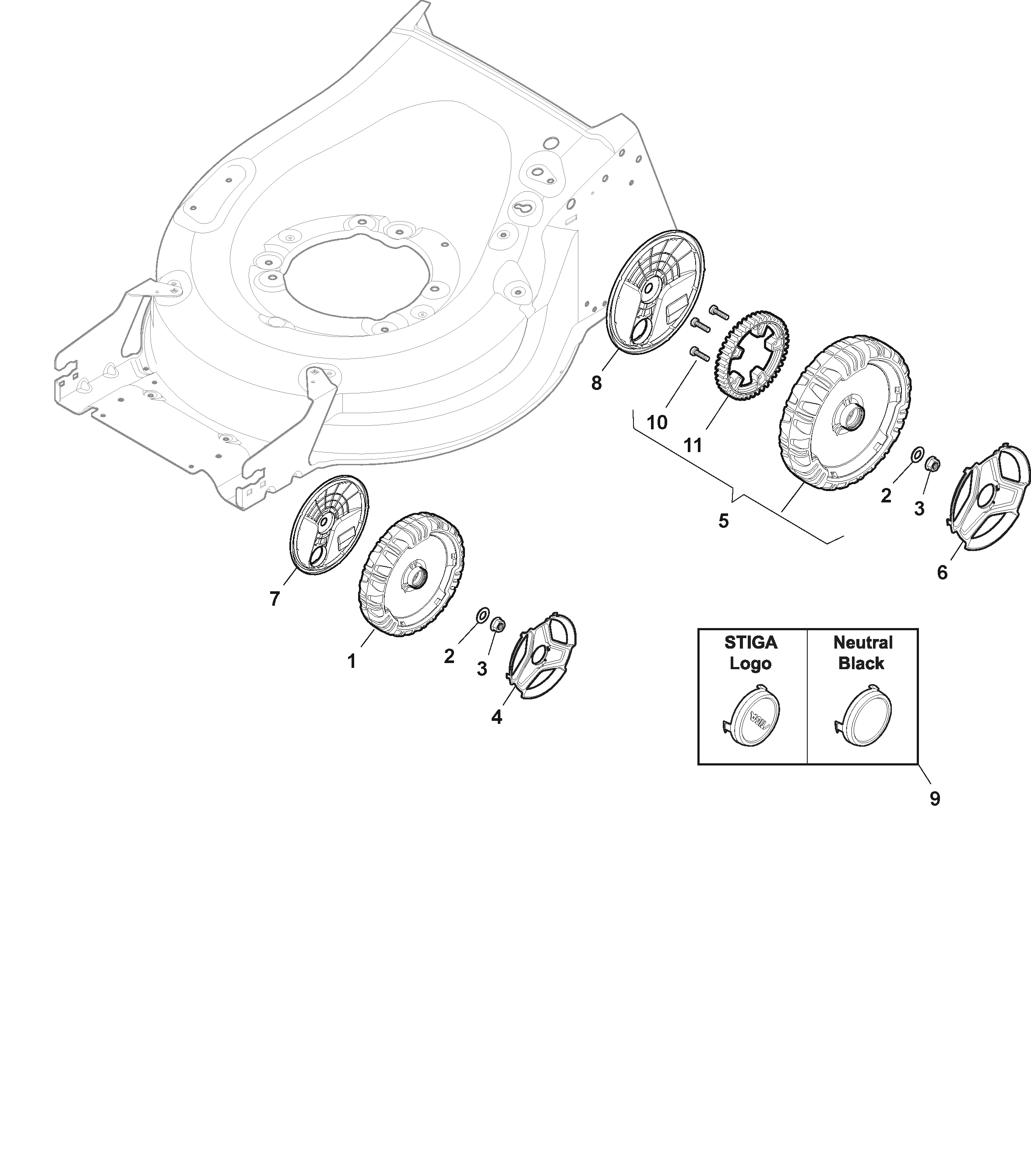 294512048/S17 Wheels and Hub Caps