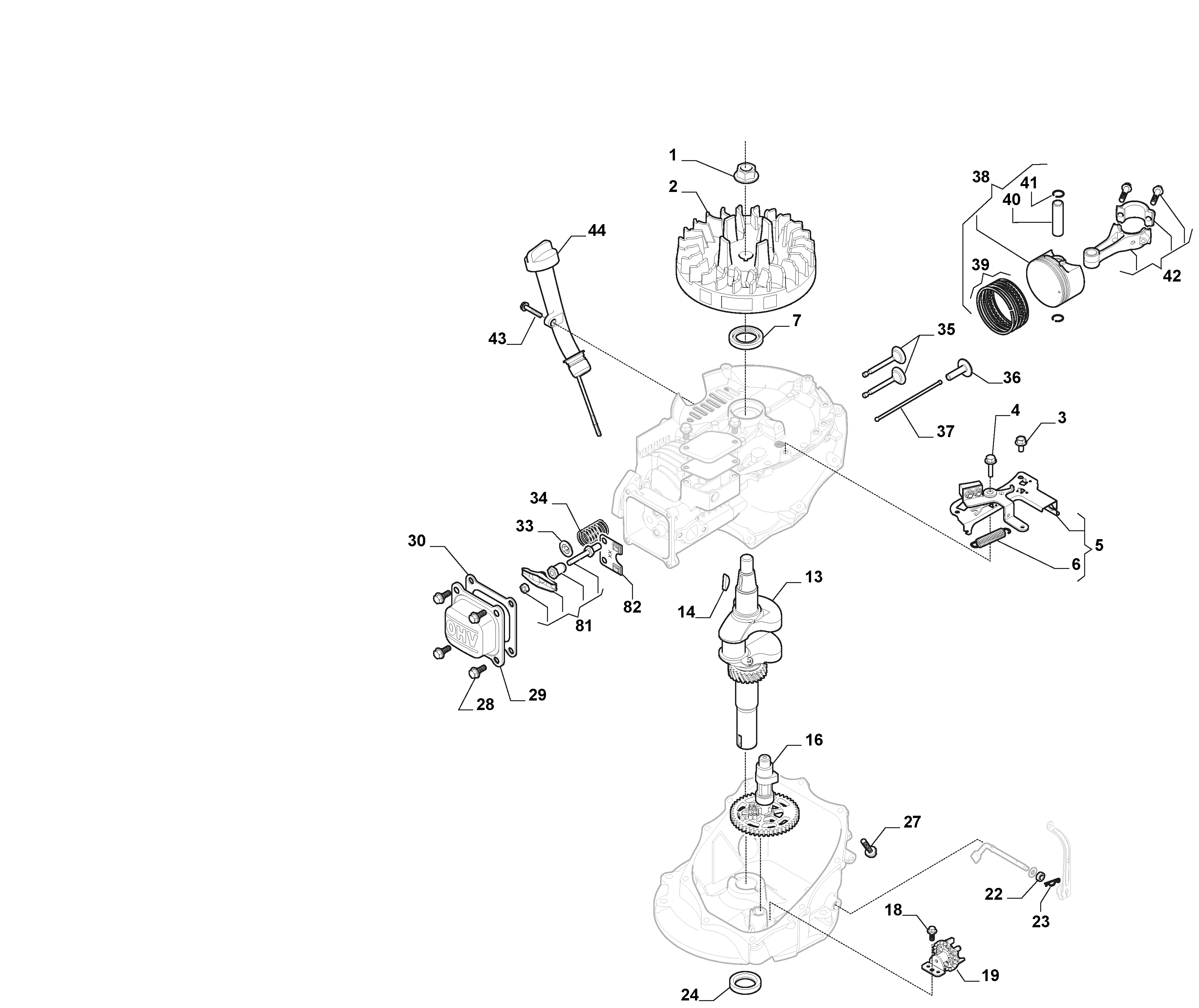 294556848/ST1 Engine - Piston, Crankshaft