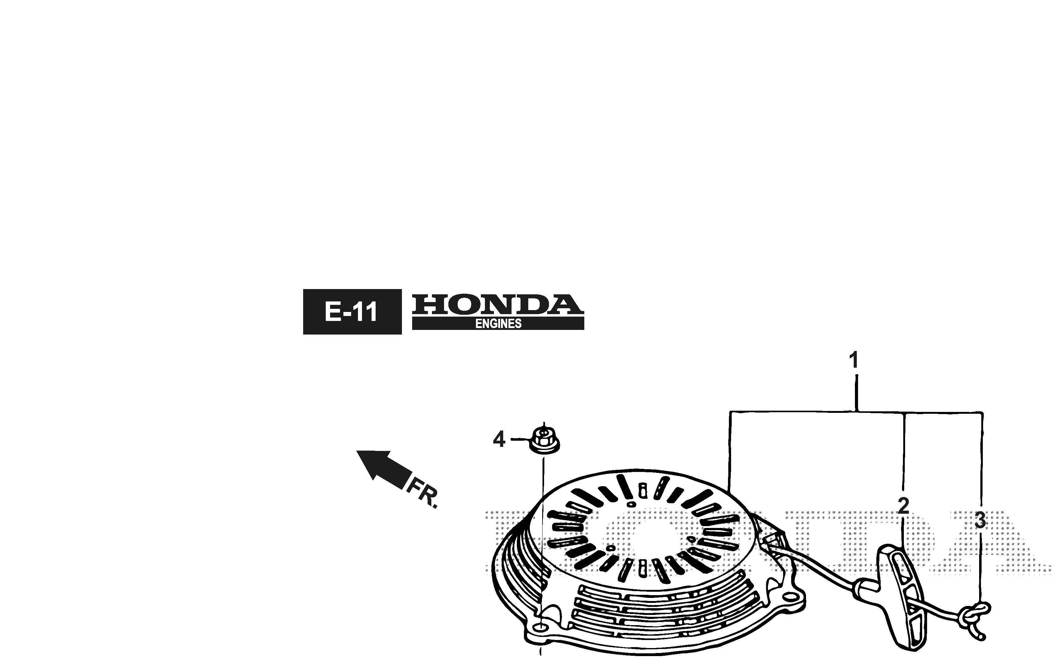 294563038/S16 Recoil Starter - GCV190A S1-G7-SD