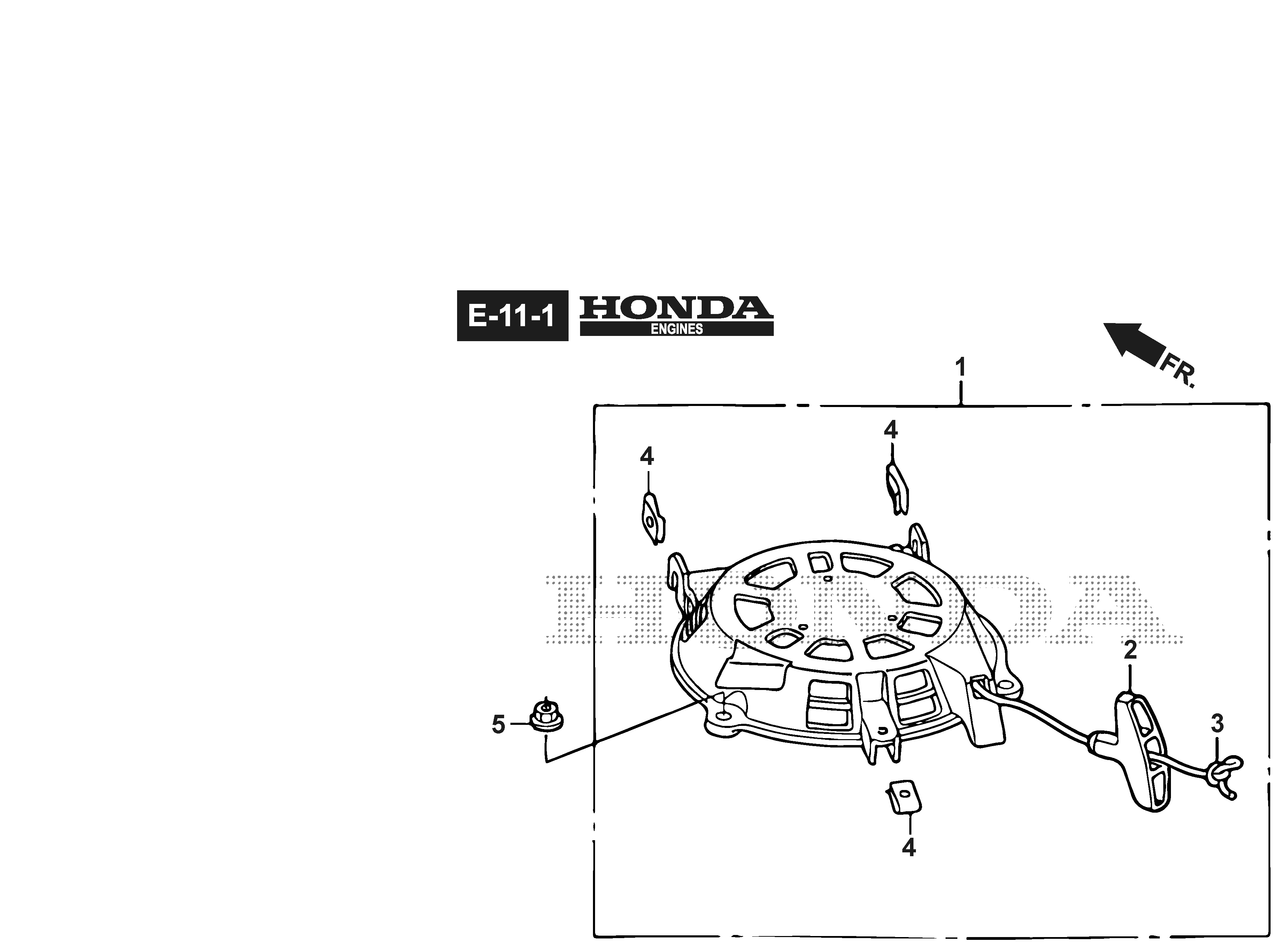 294563038/S16 Recoil Starter - GCV190A S4 LE SD