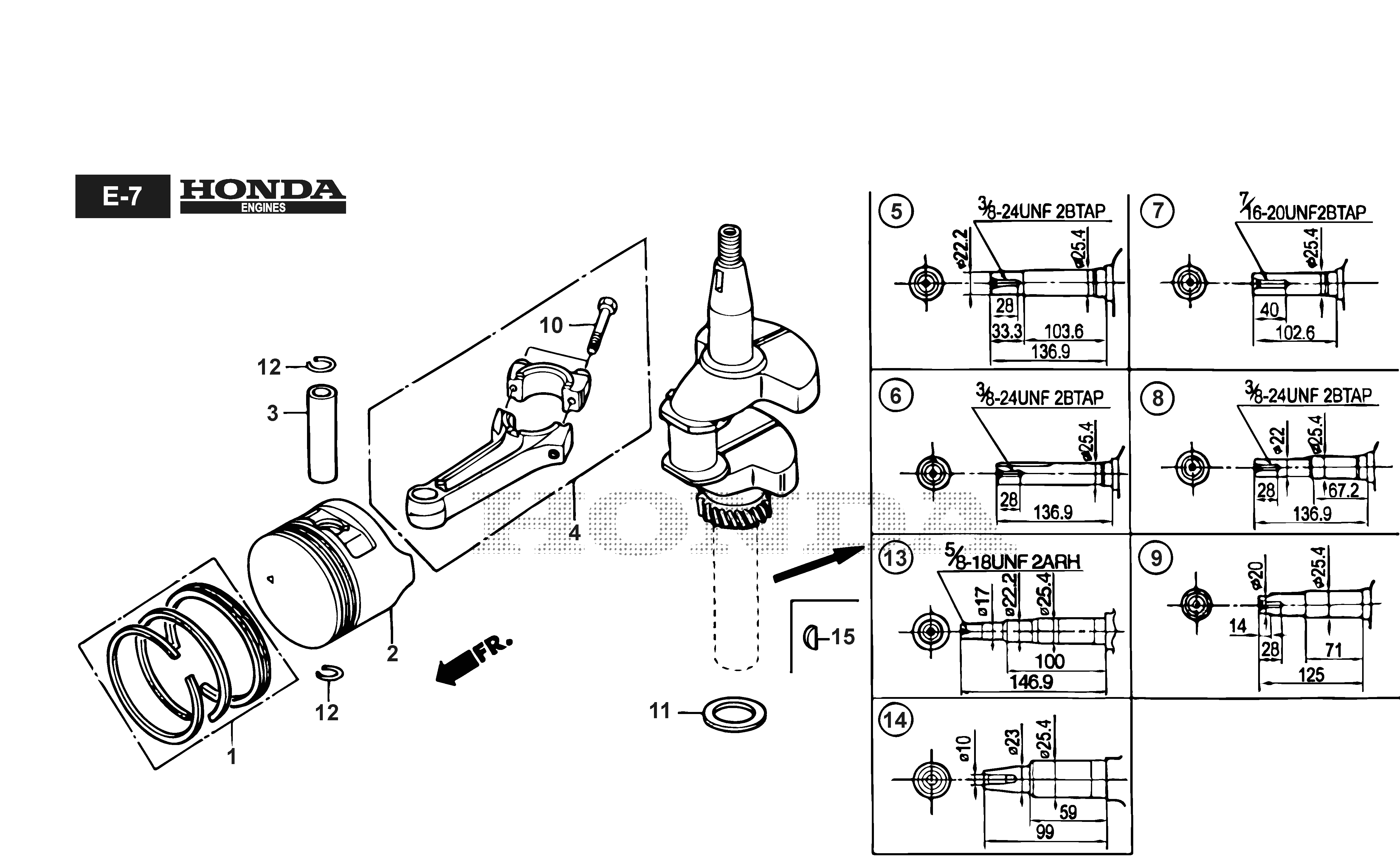 294568038/ST1 Crankshaft/Piston