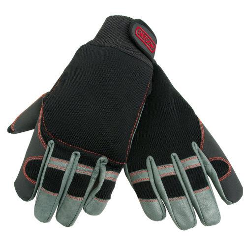 Oregon Fiordland Heavy Duty Leather Chainsaw Gloves 295395 Large