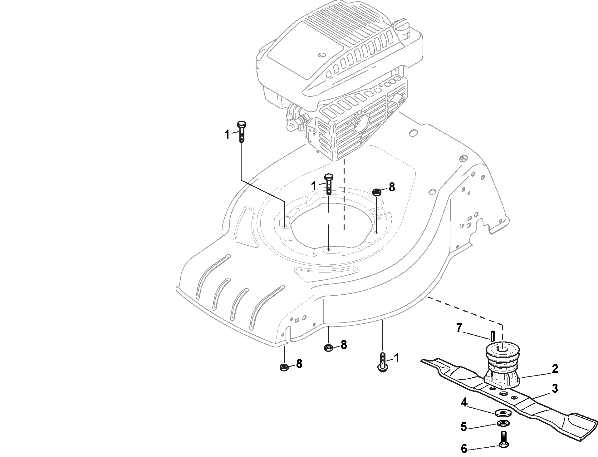 Mountfield/Macallister MPRM 42SP 295442024/MCA - Blade