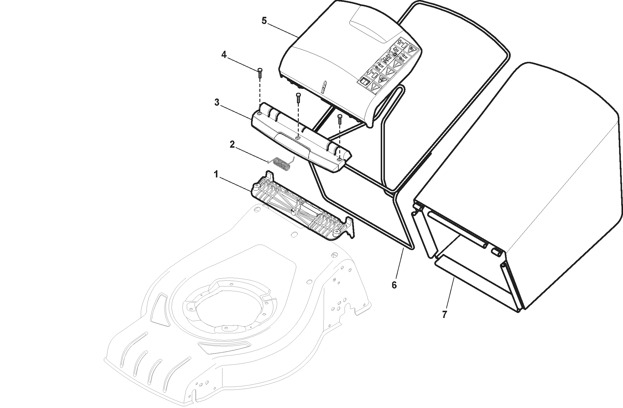 Mountfield/Macallister MPRM 42SP 295442024/MCA - Grass-Catcher