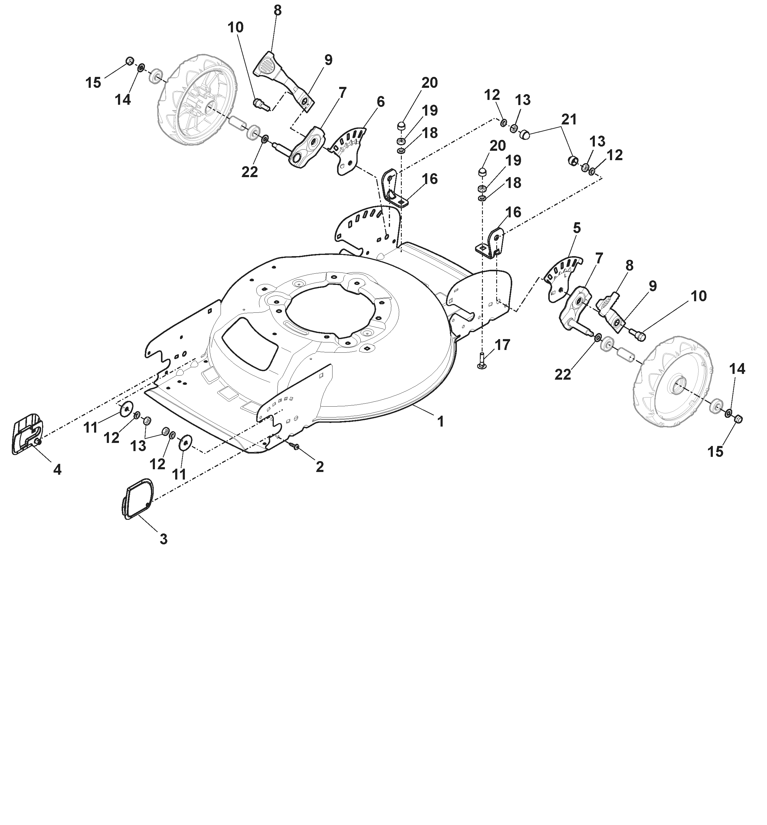 Multiclip 47 298471048/ST1 Deck and Height Adjusting