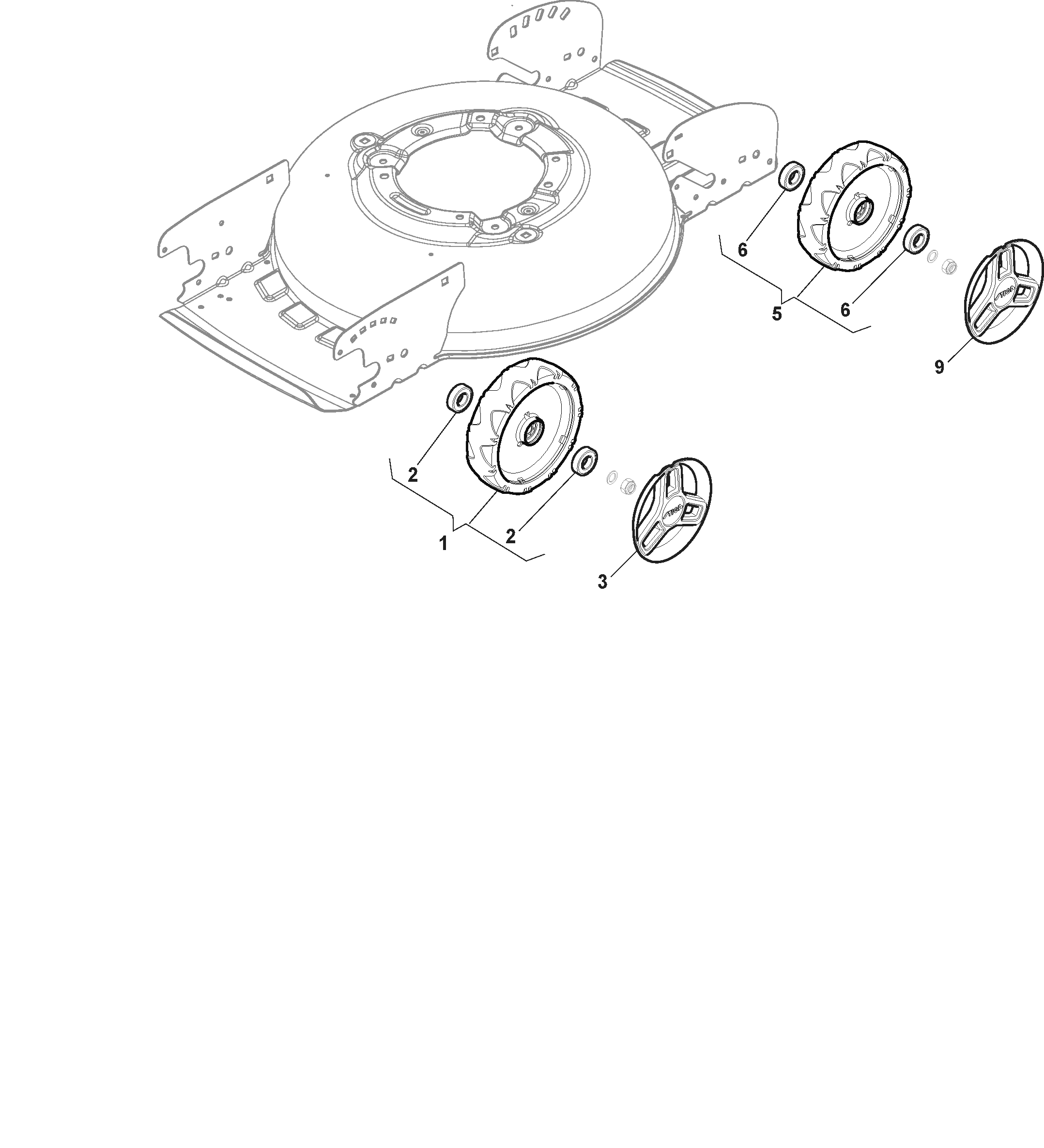 Multiclip 47 298471048/ST1 Wheels and Hub Caps