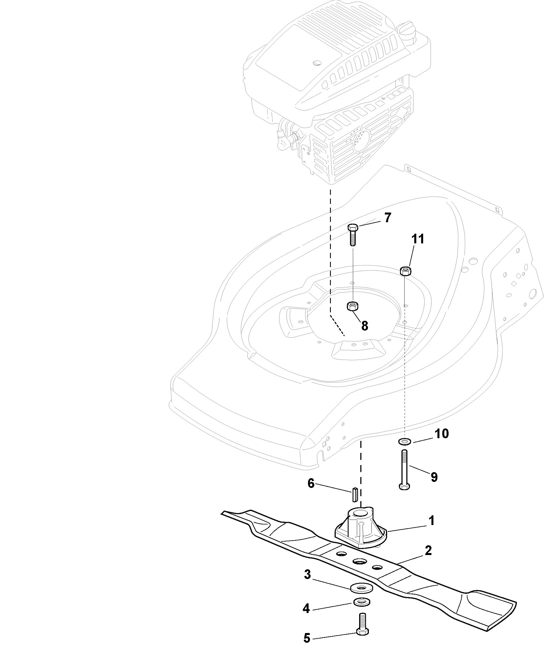 Mountfield HP454 (2013) 299194643/BQ - Blade