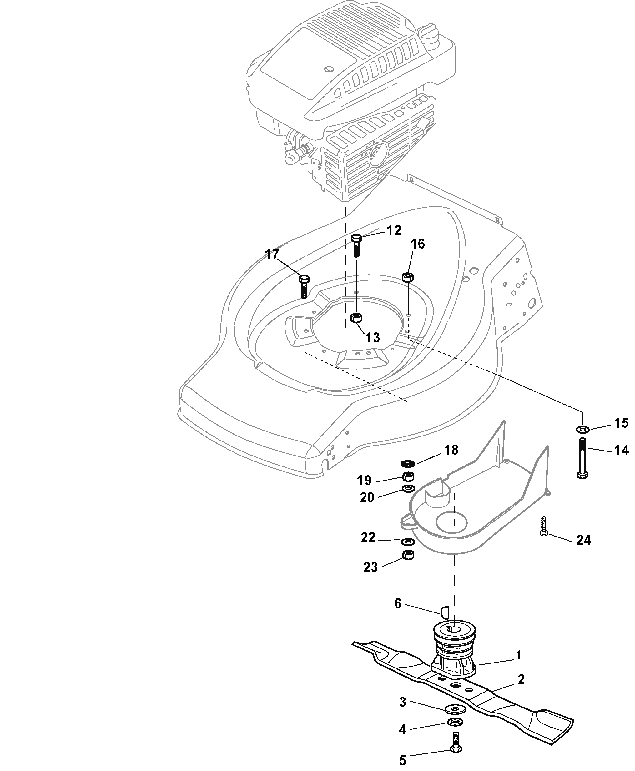Mountfield SP454 (2013-2014) 299294643/BQ - Blade Mountfield SP454 (2013-2014) 299294643/BQ - Blade