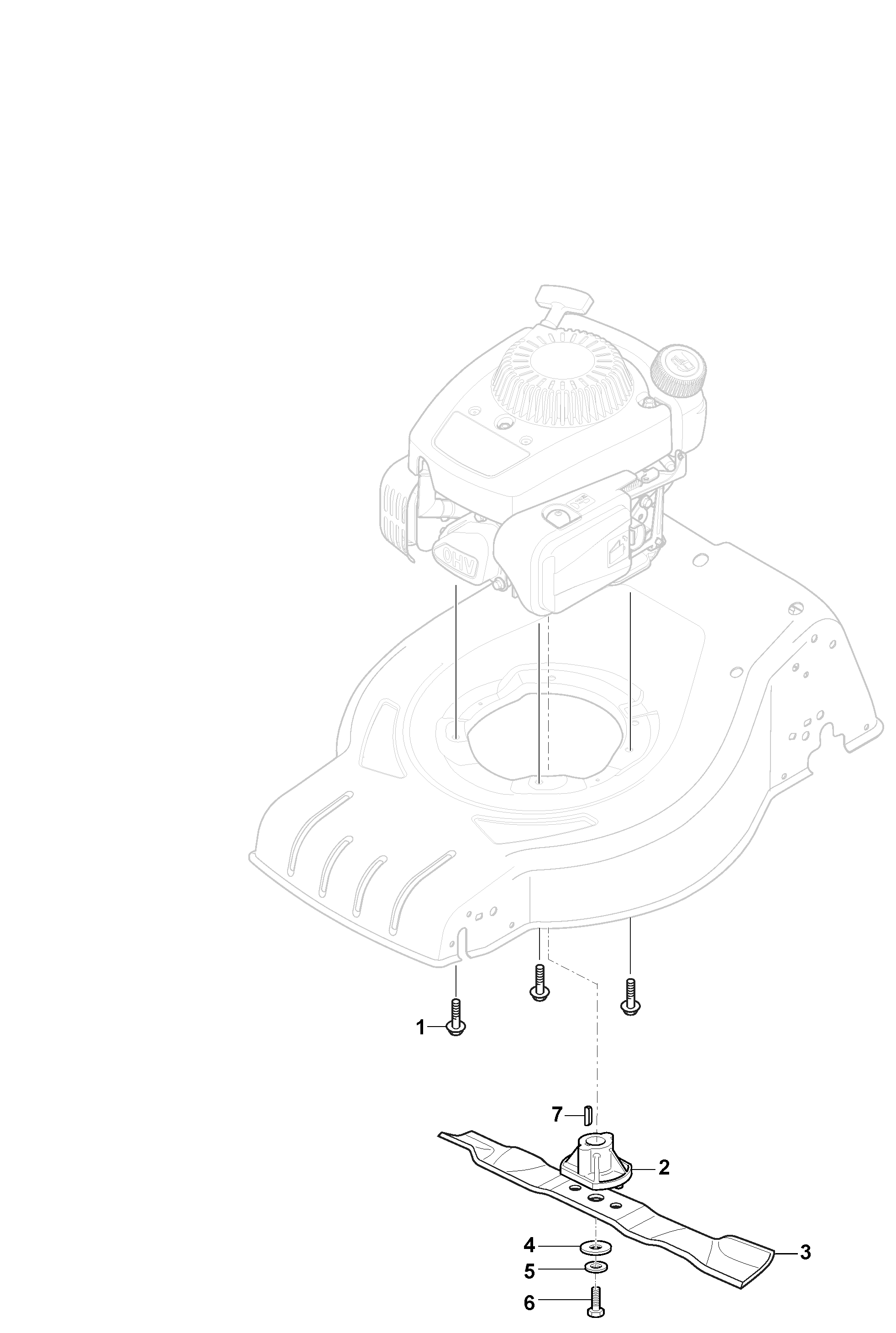 Mountfield HP185 2L0481023/MC - Blade