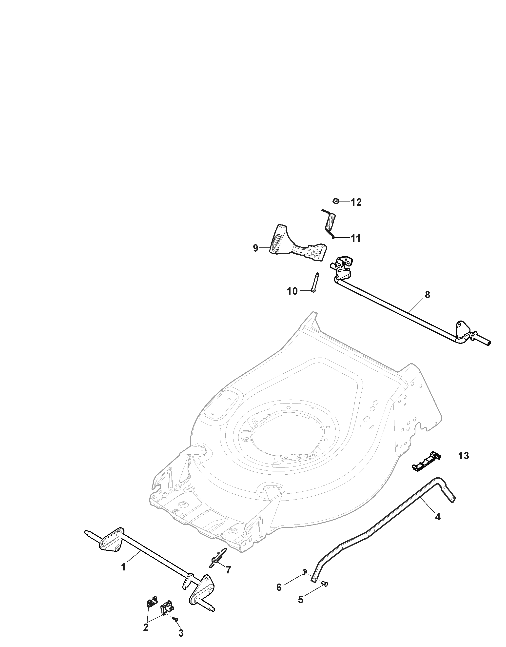 Mountfield HP185 2L0481023/MC - Height Adjusting