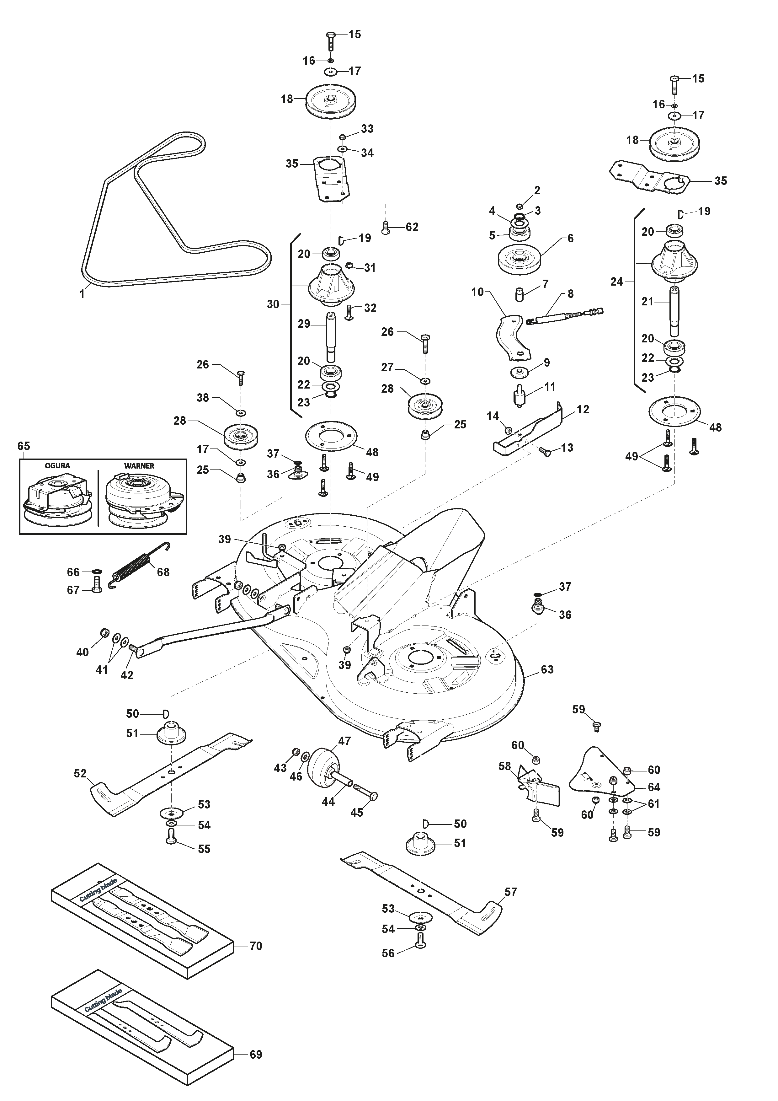 Cutting Plate with Electromagnetic Clutch - T38H (2016 >) 2T2610406/SF