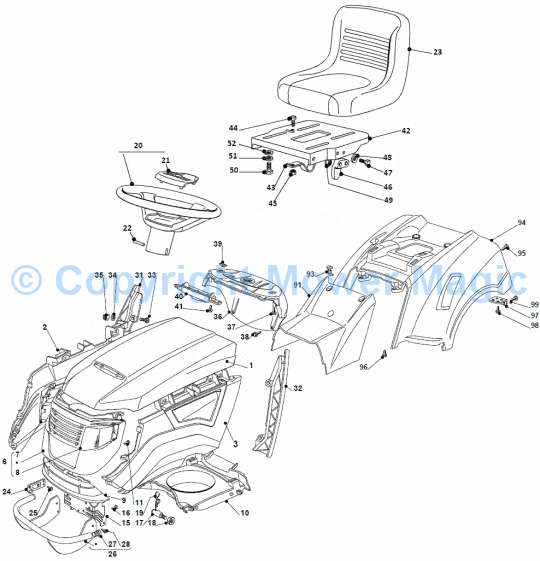 3600SH, 1 - Mountfield 3600SH (2011) 2T0410383/M11