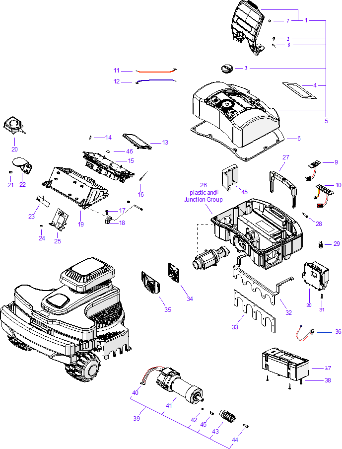 Zucchetti Ambrogio 4.0 4WD Elite - Electronics Zucchetti Ambrogio 4.0 4WD Elite - Electronics